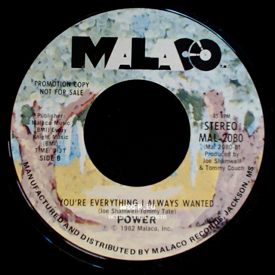 Power - Groovin' / You're Everything | Always Wanted side B