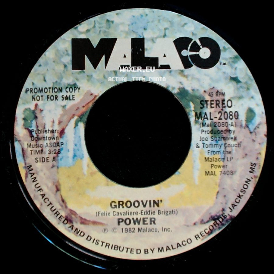 Power - Groovin' / You're Everything I Always Wanted side A
