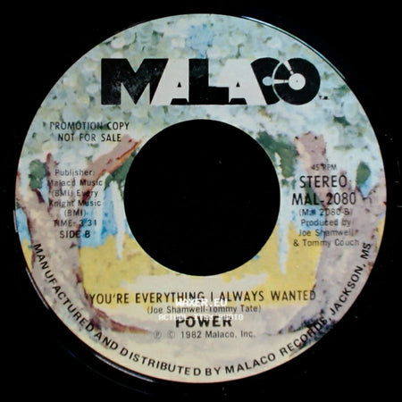 Power - Groovin' / You're Everything I Always Wanted side B