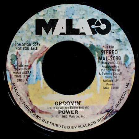 Power - Groovin' / You're Everything I Always Wanted side A