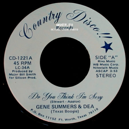 Gene Summers & Dea - Do You Think I'm Sexy / The Clown side A