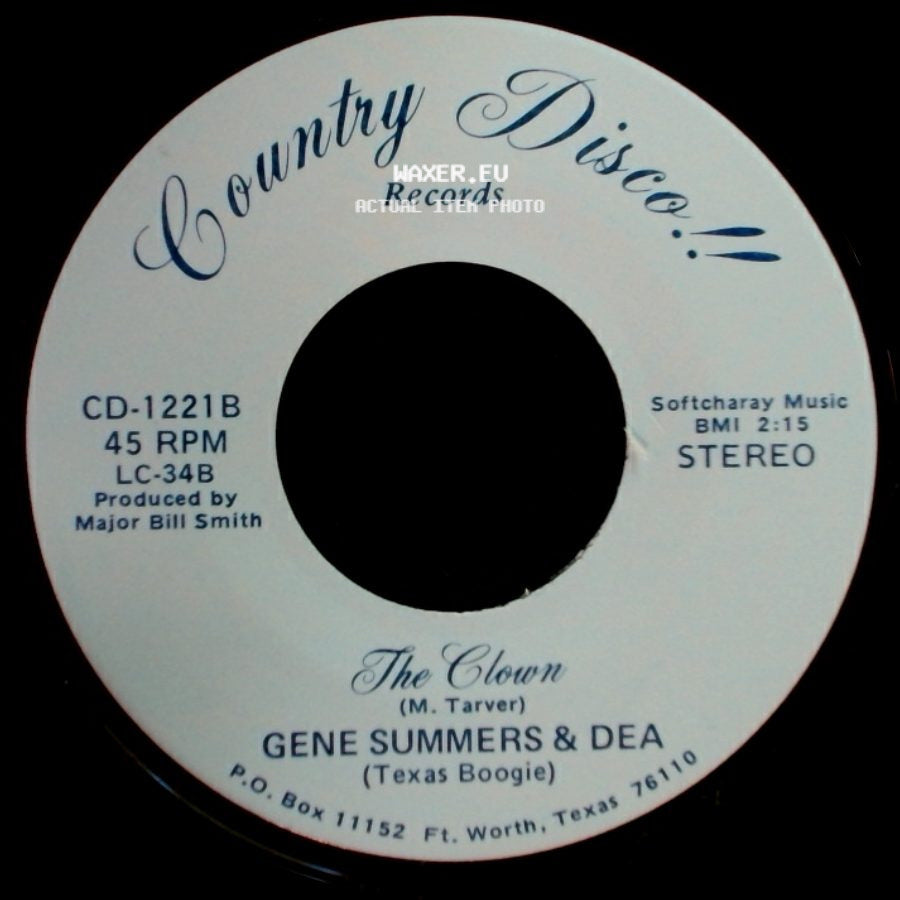 Gene Summers & Dea - Do You Think I'm Sexy / The Clown side B