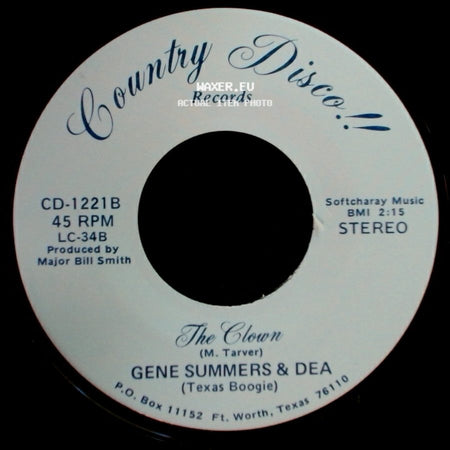 Gene Summers & Dea - Do You Think I'm Sexy / The Clown side B
