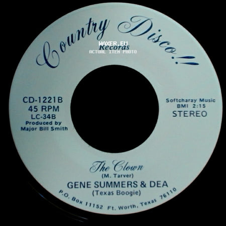 Gene Summers & Dea - Do You Think I'm Sexy / The Clown side B