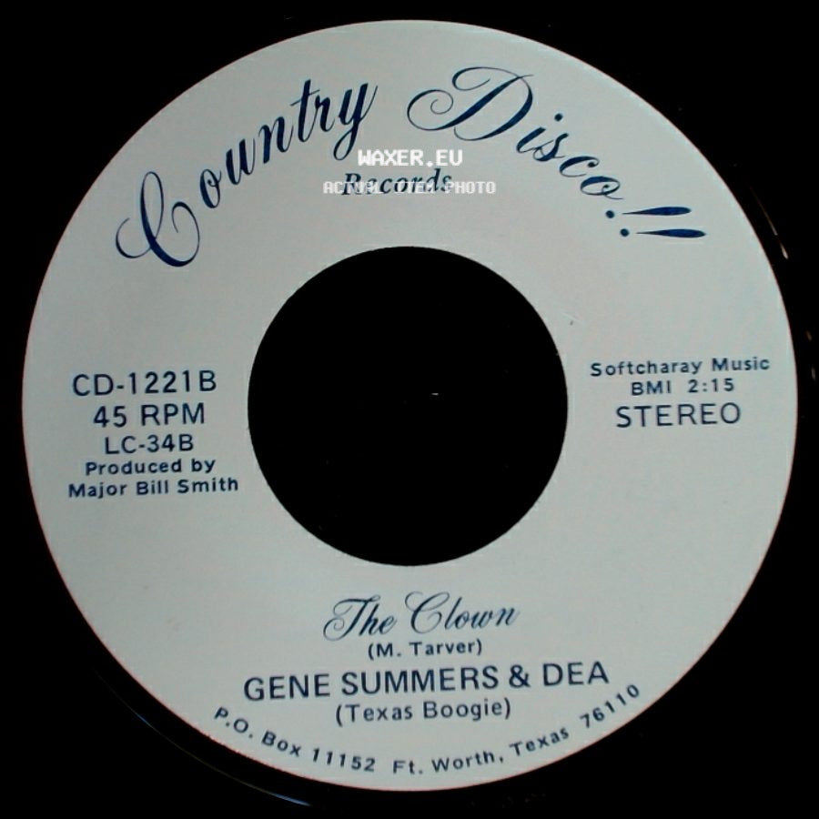 Gene Summers & Dea - Do You Think I'm Sexy / The Clown side B
