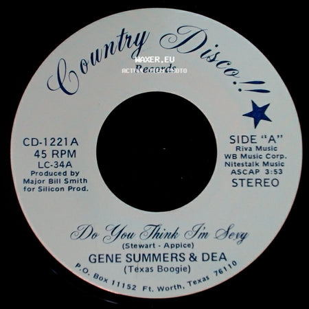 Gene Summers & Dea - Do You Think I'm Sexy / The Clown side A