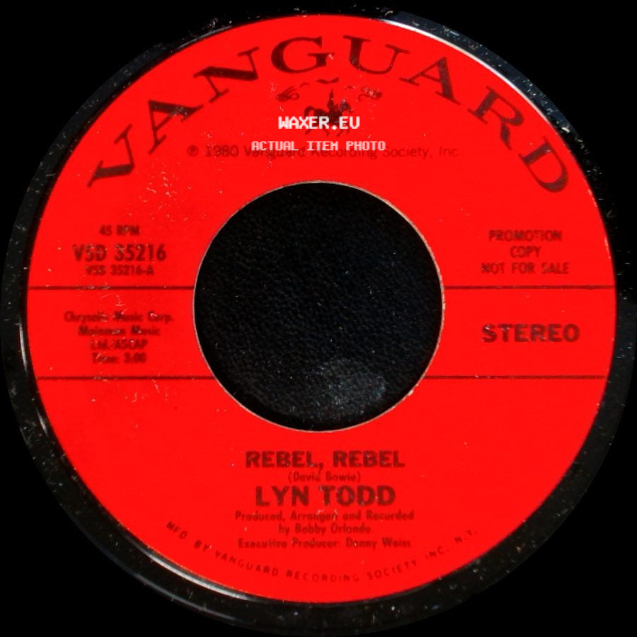 Lyn Todd - Rebel, Rebel / Rebel, Rebel side A