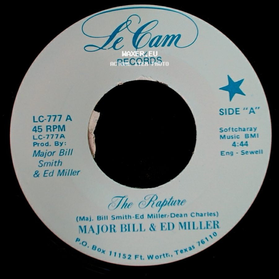 Major Bill & Ed Miller - The Rapture / (Theme From) The Rapture side A