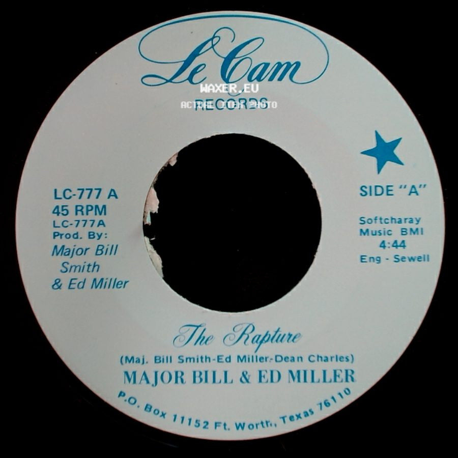 Major Bill & Ed Miller - The Rapture / (Theme From) The Rapture side A