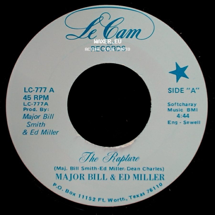 Major Bill & Ed Miller - The Rapture / Theme From The Rapture side A