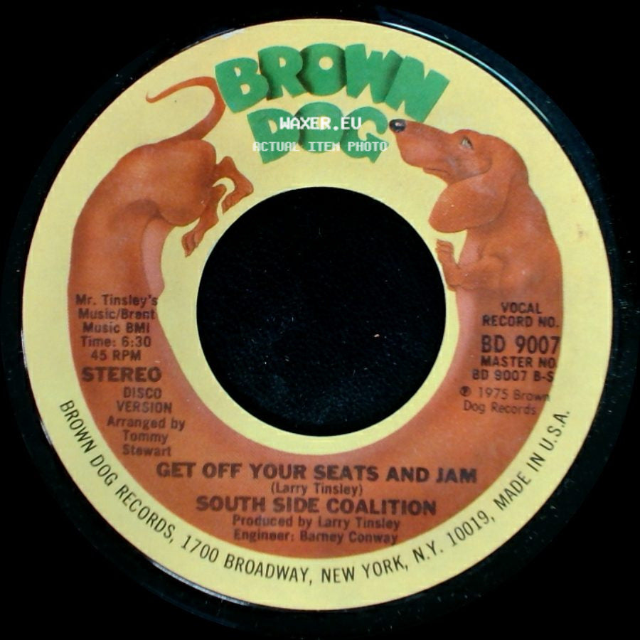 South Side Coalition - Get Off Your Seats And Jam / Get Off Your Seats And Jam side A