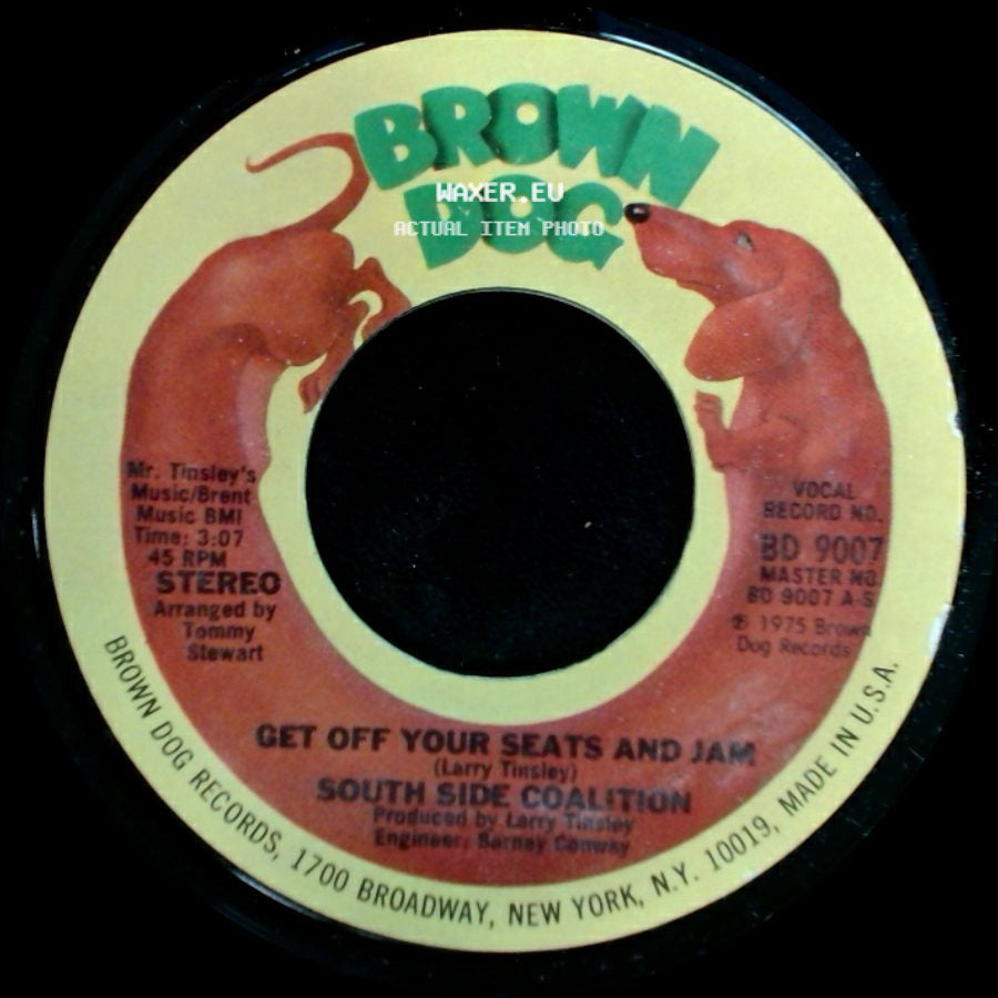 South Side Coalition - Get Off Your Seats And Jam / Get Off Your Seats And Jam side B