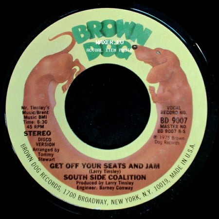 South Side Coalition - Get Off Your Seats And Jam / Get Off Your Seats And Jam side A