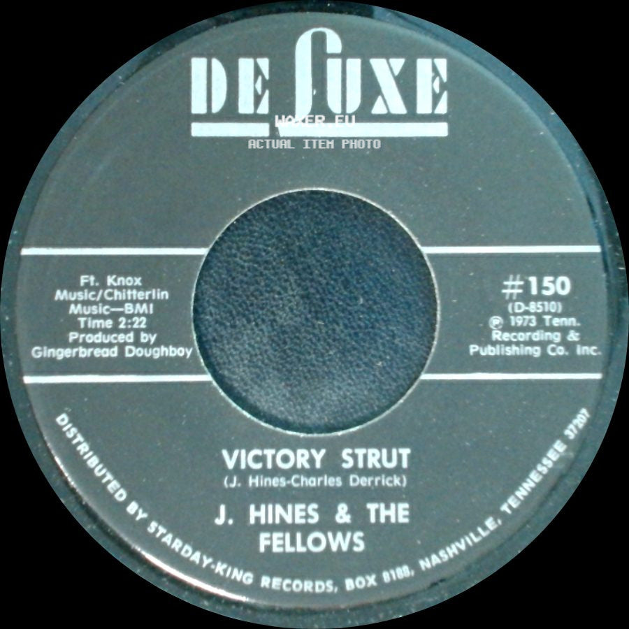 J. Hines & The Fellows - Camelot Time / Victory Strut side B