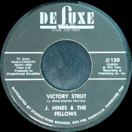 J. Hines & The Fellows - Camelot Time / Victory Strut side B