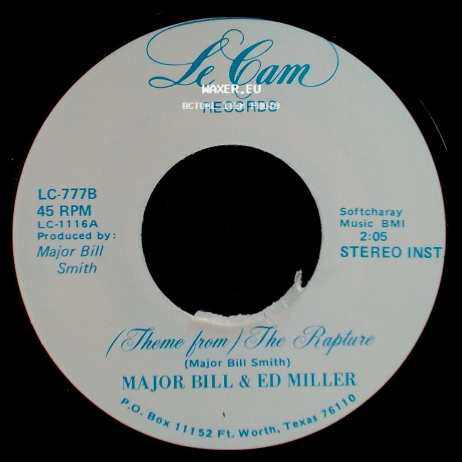 Major Bill & Ed Miller - The Rapture / /Theme From/ The Rapture side B