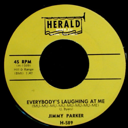 Jimmy Parker - They Say / Everybody's Laughing At Me (Mu-Mu-Mu-Mu-Mu-Mu-Mu-Mu-Me) side B
