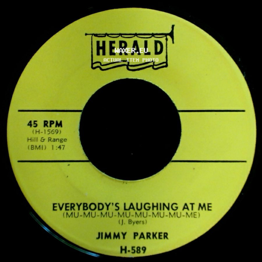 Jimmy Parker - They Say / Everybody's Laughing At Me side B