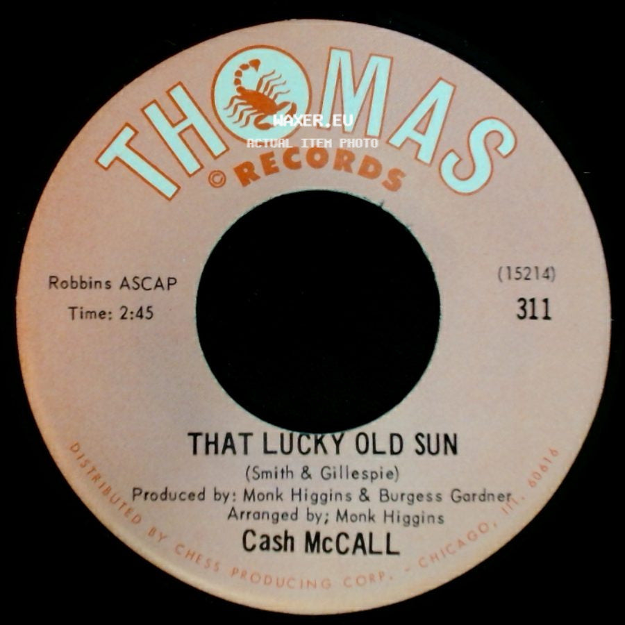 Cash Mccall - That Lucky Old Sun / You Mean Everything To Me side A