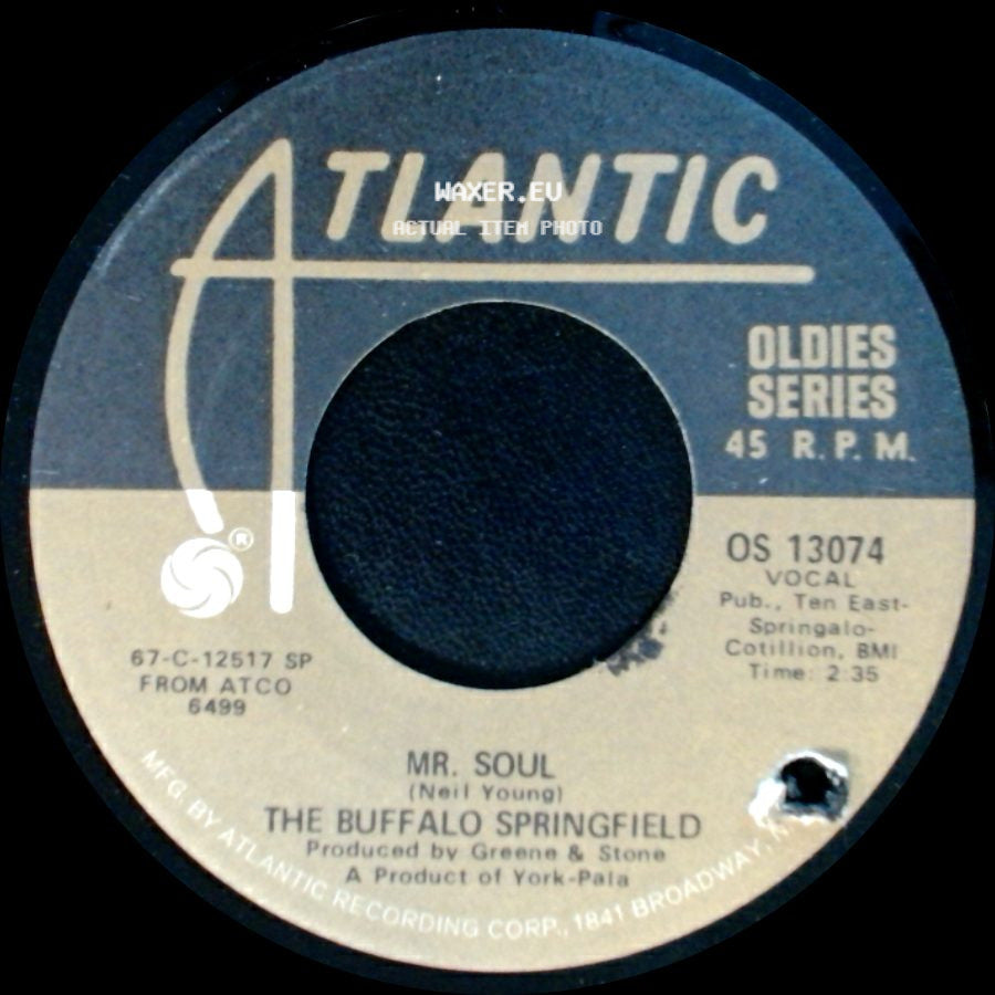 The Buffalo Springfield - Bluebird / Mr. Soul side B