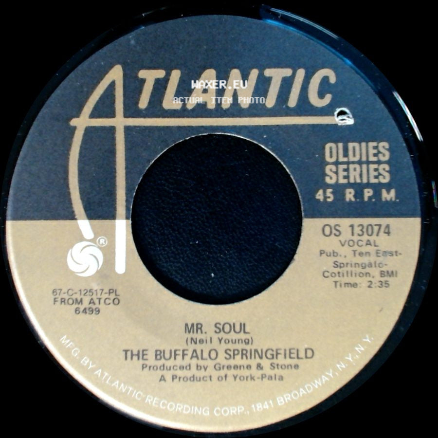 The Buffalo Springfield - Bluebird / Mr. Soul side B