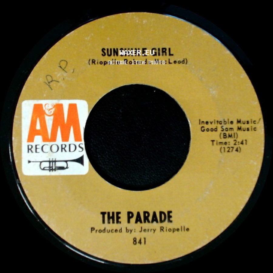The Parade - This Old Melody / Sunshine Girl side B