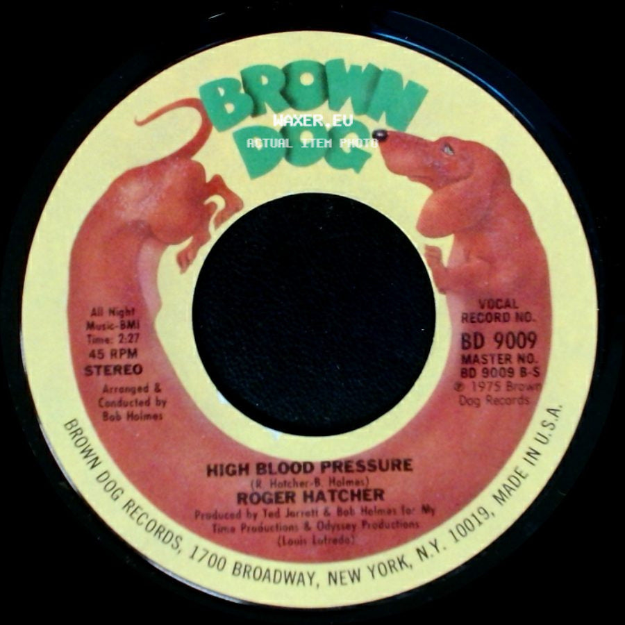 Roger Hatcher - We Gonna Make It / High Blood Pressure side B