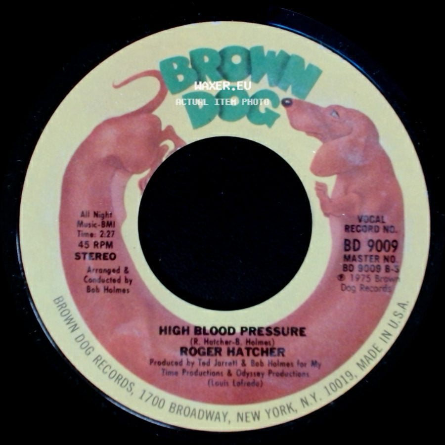 Roger Hatcher - High Blood Pressure / We Gonna Make It side A