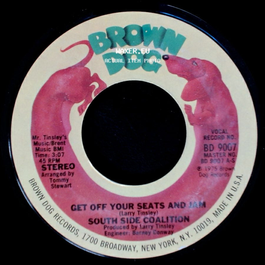 South Side Coalition - Get Off Your Seats And Jam / Get Off Your Seats And Jam side A