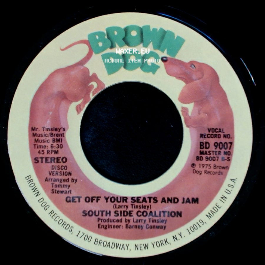 South Side Coalition - Get Off Your Seats And Jam / Get Off Your Seats And Jam side B