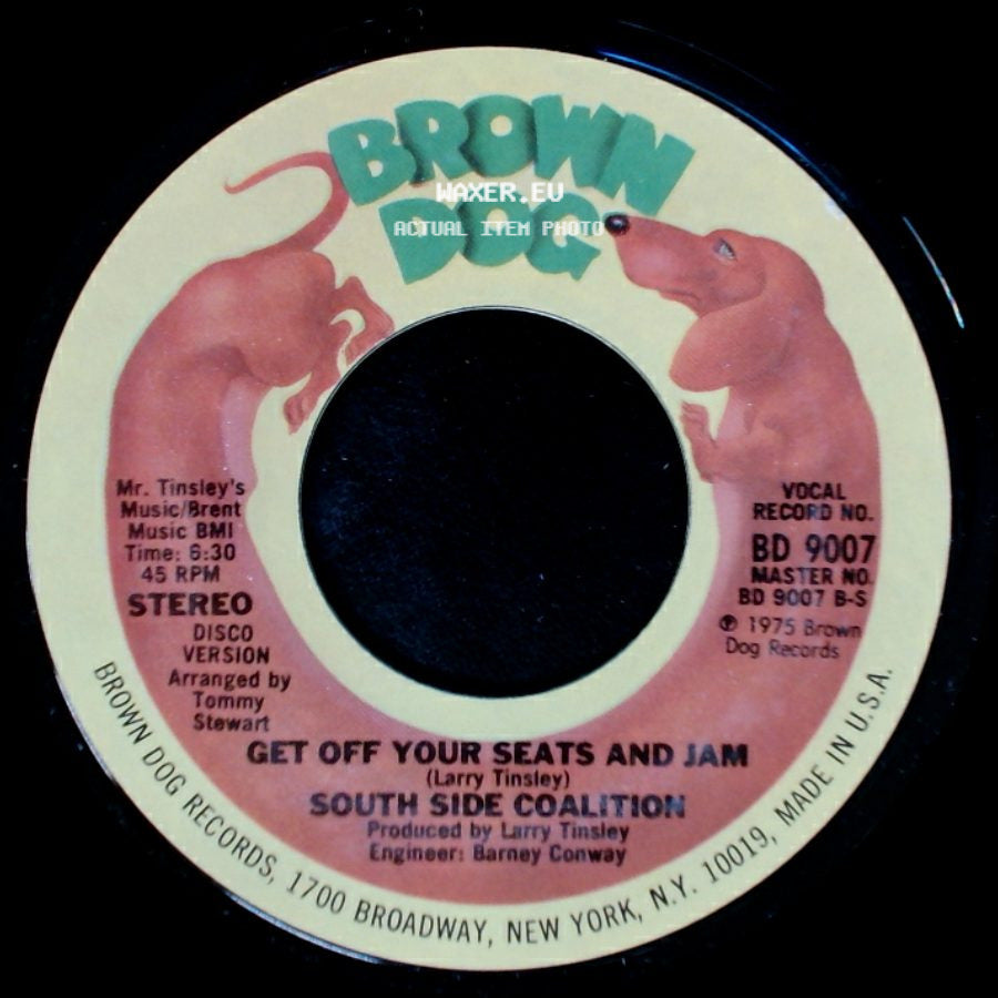 South Side Coalition - Get Off Your Seats And Jam / Get Off Your Seats And Jam side B