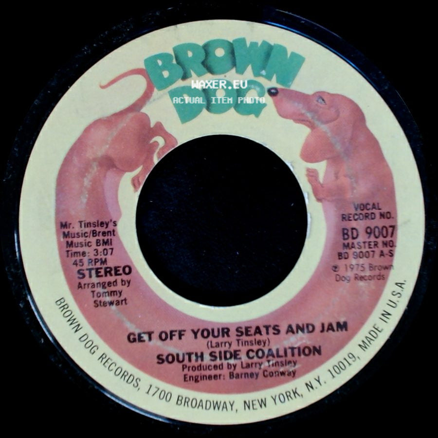 South Side Coalition - Get Off Your Seats And Jam / Get Off Your Seats And Jam side A