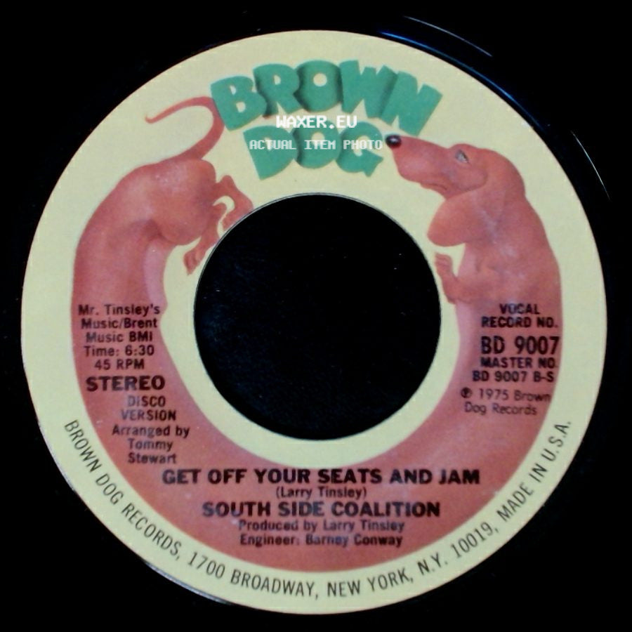 South Side Coalition - Get Off Your Seats And Jam / Get Off Your Seats And Jam side B