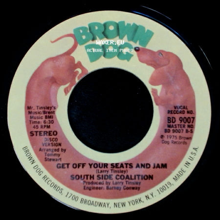 South Side Coalition - Get Off Your Seats And Jam / Get Off Your Seats And Jam side B