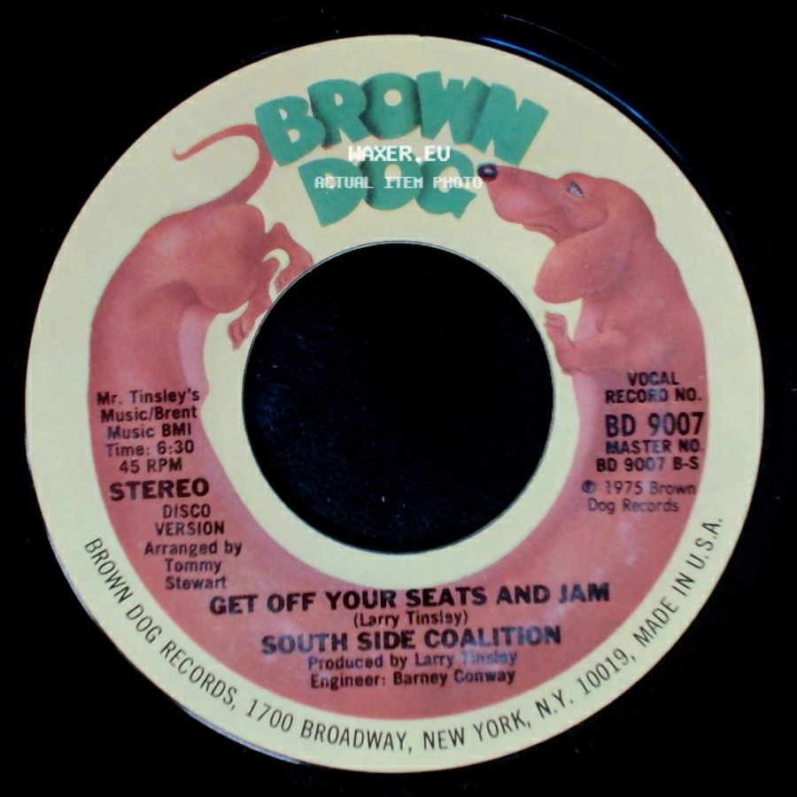 South Side Coalition - Get Off Your Seats And Jam / Get Off Your Seats And Jam side B