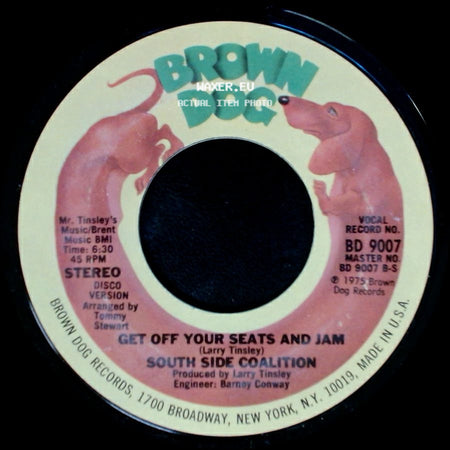 South Side Coalition - Get Off Your Seats And Jam / Get Off Your Seats And Jam side B