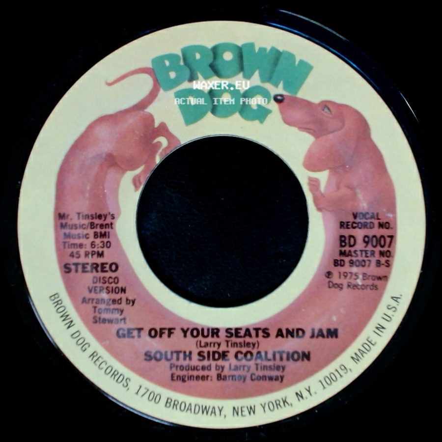 South Side Coalition - Get Off Your Seats And Jam / Get Off Your Seats And Jam side B