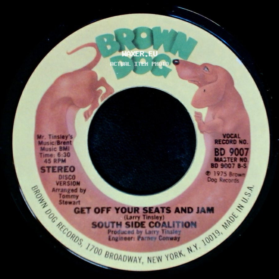 South Side Coalition - Get Off Your Seats And Jam / Get Off Your Seats And Jam side B