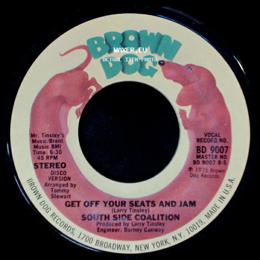 South Side Coalition - Get Off Your Seats And Jam / Get Off Your Seats And Jam side A