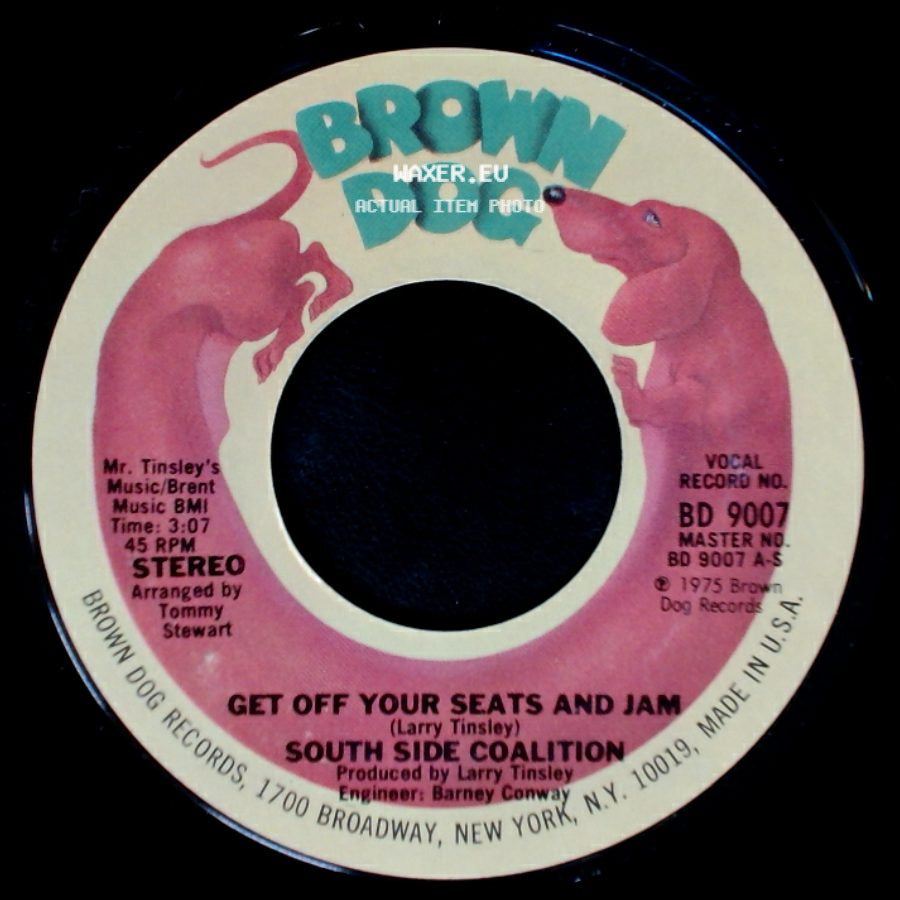 South Side Coalition - Get Off Your Seats And Jam / Get Off Your Seats And Jam side B