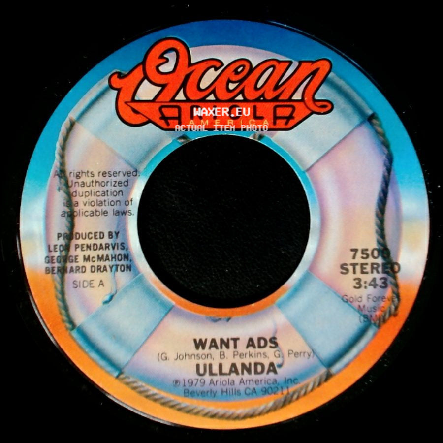 Ullanda - Want Ads / Around And Around side A