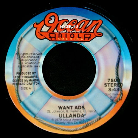 Ullanda - Want Ads / Around And Around side A