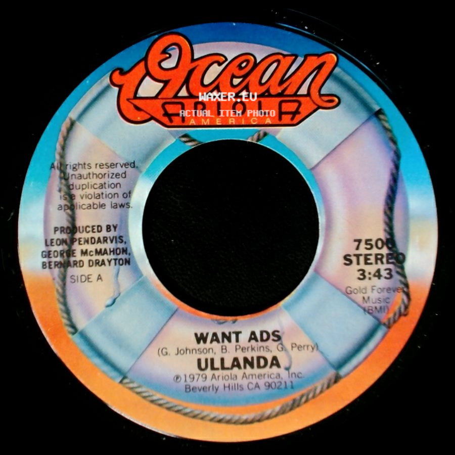 Ullanda - Want Ads / Around And Around side A