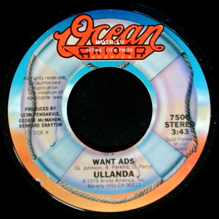 Ullanda - Want Ads / Around And Around side A