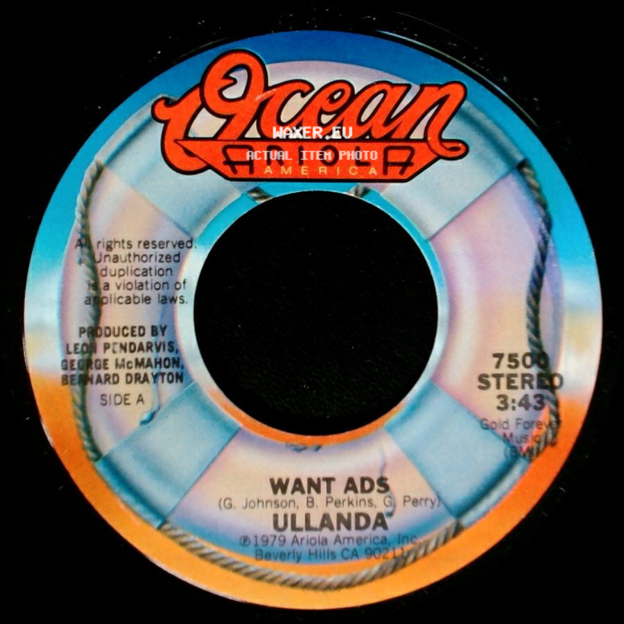 Ullanda - Want Ads / Around And Around side A