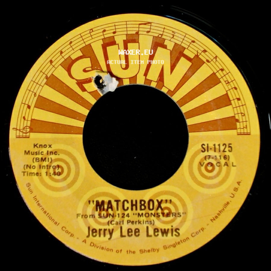 Jerry Lee Lewis - Matchbox / Love On Broadway side A