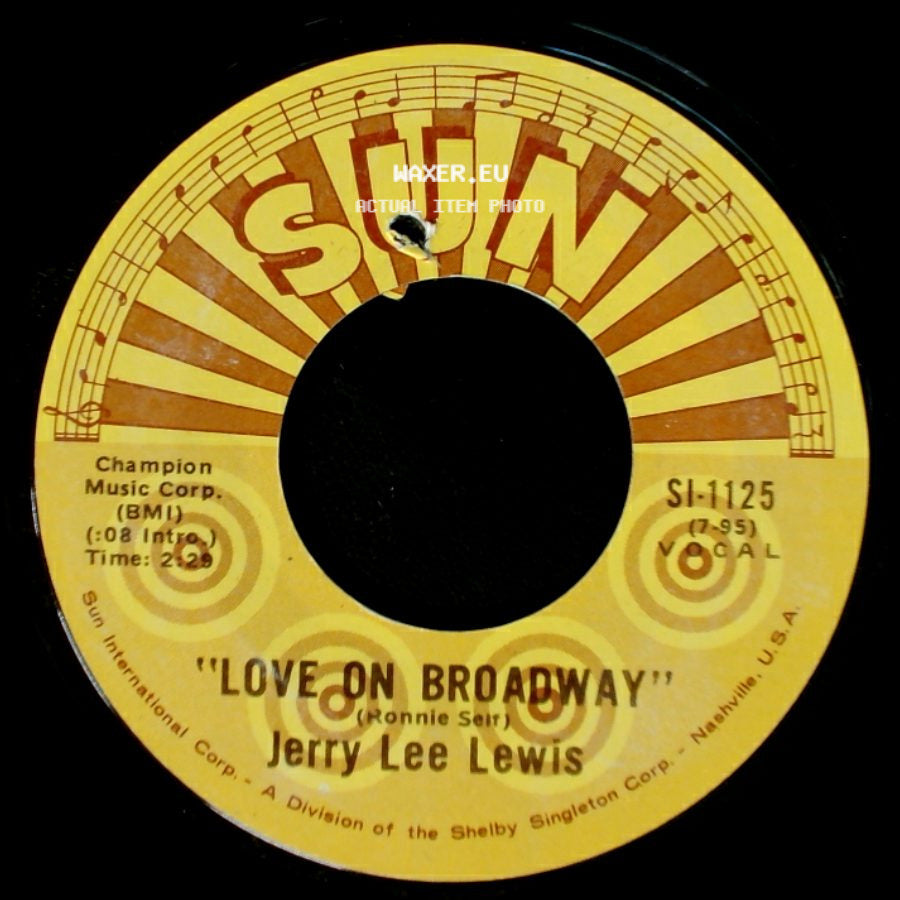 Jerry Lee Lewis - Matchbox / Love On Broadway side B