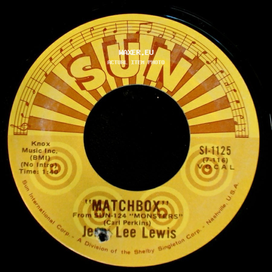 Jerry Lee Lewis - Matchbox / "Love On Broadway" side A