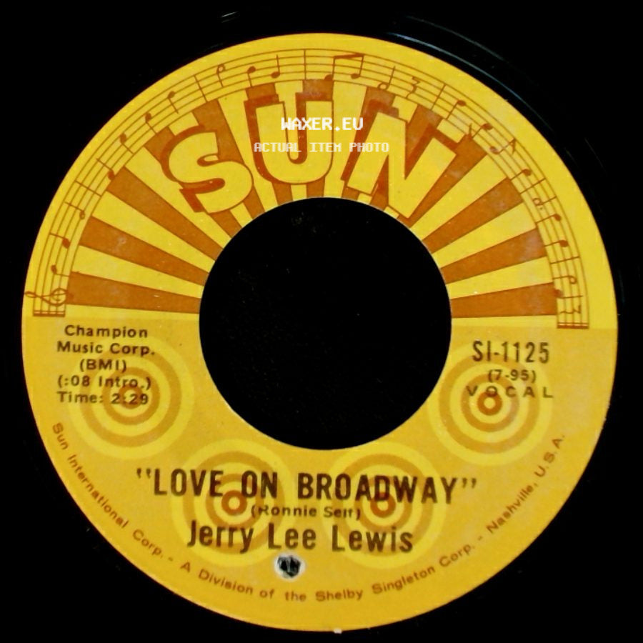 Jerry Lee Lewis - Matchbox / "Love On Broadway" side B
