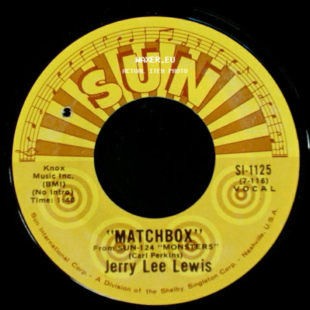 Jerry Lee Lewis - Love On Broadway / Matchbox side B